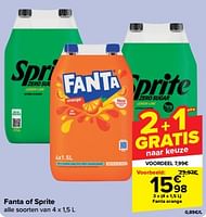 Promoties Fanta orange - Fanta - Geldig van 19/06/2024 tot 25/06/2024 bij Carrefour