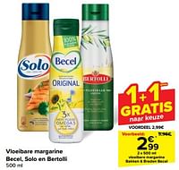 Promoties Vloeibare margarine bakken + braden becel - Becel - Geldig van 19/06/2024 tot 25/06/2024 bij Carrefour