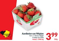 Promoties Aardbeien van wépion - Huismerk - Intermarche - Geldig van 18/06/2024 tot 23/06/2024 bij Intermarche