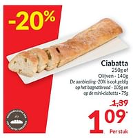 Promoties Ciabatta - Huismerk - Intermarche - Geldig van 18/06/2024 tot 23/06/2024 bij Intermarche