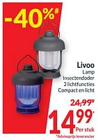 Promoties Livoo lamp - Livoo - Geldig van 18/06/2024 tot 23/06/2024 bij Intermarche
