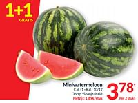 Promoties Miniwatermeloen - Huismerk - Intermarche - Geldig van 18/06/2024 tot 23/06/2024 bij Intermarche
