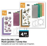 Promoties Dot + do 265 - 266 music gnomes - lovely lilac - Huismerk - Boekenvoordeel - Geldig van 15/06/2024 tot 25/06/2024 bij BoekenVoordeel