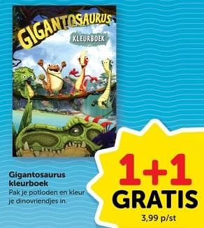 Promoties Gigantosaurus kleurboek - Huismerk - Boekenvoordeel - Geldig van 15/06/2024 tot 25/06/2024 bij BoekenVoordeel