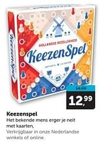 Promoties Keezenspel - Huismerk - Boekenvoordeel - Geldig van 15/06/2024 tot 25/06/2024 bij BoekenVoordeel