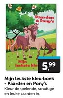 Promoties Mijn leukste kleurboek - paarden en pony`s - Huismerk - Boekenvoordeel - Geldig van 15/06/2024 tot 25/06/2024 bij BoekenVoordeel