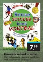 Promoties Reuze stickerboek voetbal - Huismerk - Boekenvoordeel - Geldig van 15/06/2024 tot 25/06/2024 bij BoekenVoordeel
