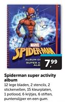 Promoties Spiderman super activity album - Huismerk - Boekenvoordeel - Geldig van 15/06/2024 tot 25/06/2024 bij BoekenVoordeel