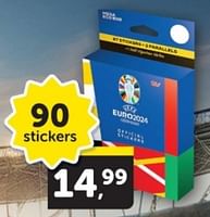 Promoties Uefa euro 2024 official stickers - Huismerk - Boekenvoordeel - Geldig van 15/06/2024 tot 25/06/2024 bij BoekenVoordeel