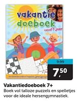 Promoties Vakantiedoeboek 7+ - Huismerk - Boekenvoordeel - Geldig van 15/06/2024 tot 25/06/2024 bij BoekenVoordeel