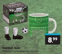 Promoties Voetbal mok - Huismerk - Boekenvoordeel - Geldig van 15/06/2024 tot 25/06/2024 bij BoekenVoordeel