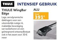 Promoties Barres de toit intensief gebruik thule wingbar edge - Thule - Geldig van 05/06/2024 tot 20/08/2024 bij Auto 5