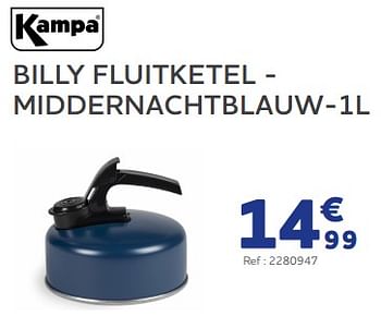 Promoties Billy fluitketel - middernachtblauw - Kampa - Geldig van 05/06/2024 tot 20/08/2024 bij Auto 5
