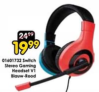 Promoties Switch stereo gaming headset v1 blauw-rood - BIGben - Geldig van 15/06/2024 tot 07/07/2024 bij ToyChamp