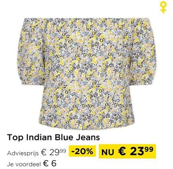 Promoties Top indian blue jeans - Indian Blue Jeans - Geldig van 26/05/2024 tot 30/06/2024 bij Molecule