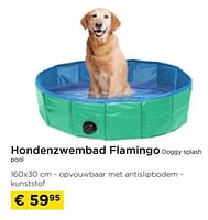 Promoties Hondenzwembad flamingo doggy splash pool - Flamingo - Geldig van 26/05/2024 tot 30/06/2024 bij Molecule