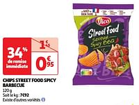 Promoties Chips street food spicy barbecue - Vico - Geldig van 18/06/2024 tot 24/06/2024 bij Auchan