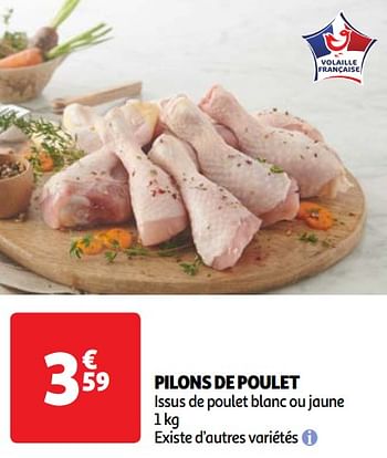 Promoties Pilons de poulet - Huismerk - Auchan - Geldig van 18/06/2024 tot 24/06/2024 bij Auchan