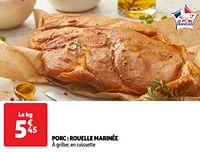 Promoties Porc rouelle marinée - Huismerk - Auchan - Geldig van 18/06/2024 tot 24/06/2024 bij Auchan