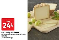 Promoties P`tit basque d`istara - Huismerk - Auchan - Geldig van 18/06/2024 tot 24/06/2024 bij Auchan