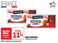 Promoties Ribs madrange - Madrange - Geldig van 18/06/2024 tot 24/06/2024 bij Auchan