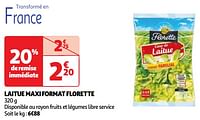 Promoties Laitue maxi format florette - Florette - Geldig van 18/06/2024 tot 24/06/2024 bij Auchan