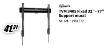 Promotions Tvm 3405 fixed 32``-77`` support mural - Vogels - Valide de 17/06/2024 à 30/06/2024 chez Media Markt