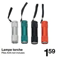 Promotions Lampe torche - Produit maison - Zeeman  - Valide de 15/06/2024 à 21/06/2024 chez Zeeman
