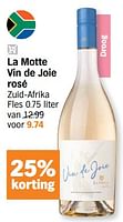 Promoties La motte vin de joie rosé - Rosé wijnen - Geldig van 17/06/2024 tot 23/06/2024 bij Albert Heijn