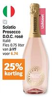 Promoties Solatio prosecco d.o.c. rosé - Schuimwijnen - Geldig van 17/06/2024 tot 23/06/2024 bij Albert Heijn