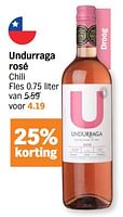 Promoties Undurraga rosé - Rosé wijnen - Geldig van 17/06/2024 tot 23/06/2024 bij Albert Heijn