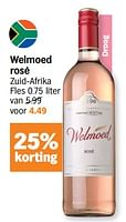 Promoties Welmoed rosé - Rosé wijnen - Geldig van 17/06/2024 tot 23/06/2024 bij Albert Heijn