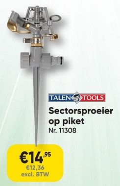 Promoties Sectorsproeier op piket - Talen Tools - Geldig van 01/03/2024 tot 06/09/2024 bij Toolstation