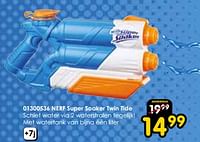 Promoties Nerf super soaker twin tide - Hasbro - Geldig van 15/06/2024 tot 07/07/2024 bij ToyChamp