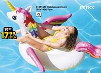 Promoties Opblaaseenhoorn - Intex - Geldig van 15/06/2024 tot 07/07/2024 bij ToyChamp