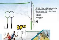 Volleyball + badminton set