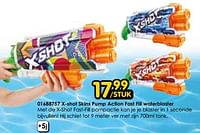 Promoties X-shot skins pump action fast fill waterblaster - Zuru - Geldig van 15/06/2024 tot 07/07/2024 bij ToyChamp