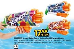 X-shot skins pump action fast fill waterblaster