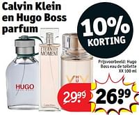 Promoties Hugo boss eau de toilette - Hugo Boss - Geldig van 18/06/2024 tot 23/06/2024 bij Kruidvat
