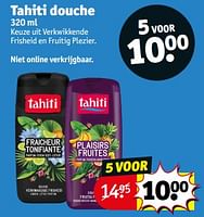 Promoties Tahiti douche - Palmolive Tahiti - Geldig van 18/06/2024 tot 23/06/2024 bij Kruidvat