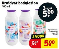 Promoties Bodylotion argan oil - Huismerk - Kruidvat - Geldig van 18/06/2024 tot 23/06/2024 bij Kruidvat