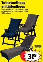Promoties Tuinstoelhoes en ligbedhoes - Huismerk - Kruidvat - Geldig van 18/06/2024 tot 23/06/2024 bij Kruidvat