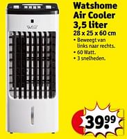 Promoties Watshome air cooler - Watshome - Geldig van 18/06/2024 tot 23/06/2024 bij Kruidvat