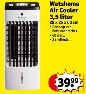 Promoties Watshome air cooler - Watshome - Geldig van 18/06/2024 tot 23/06/2024 bij Kruidvat