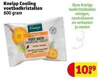 Promoties Kneipp cooling voetbadkristallen - Kneipp - Geldig van 18/06/2024 tot 23/06/2024 bij Kruidvat