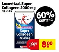 Promoties Lucovitaal super collageen 2000 mg - Lucovitaal - Geldig van 18/06/2024 tot 23/06/2024 bij Kruidvat