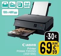 Promoties Canon printer pixma ts5350i - Canon - Geldig van 18/06/2024 tot 01/07/2024 bij Cora