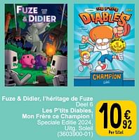 Promoties Fuze + didier, l’héritage de fuze - Huismerk - Cora - Geldig van 18/06/2024 tot 01/07/2024 bij Cora