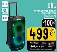Promoties Jbl high power audio stage 320 - JBL - Geldig van 18/06/2024 tot 01/07/2024 bij Cora