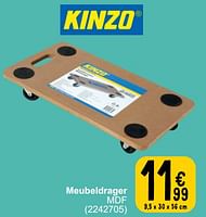 Promoties Meubeldrager - Kinzo - Geldig van 18/06/2024 tot 01/07/2024 bij Cora